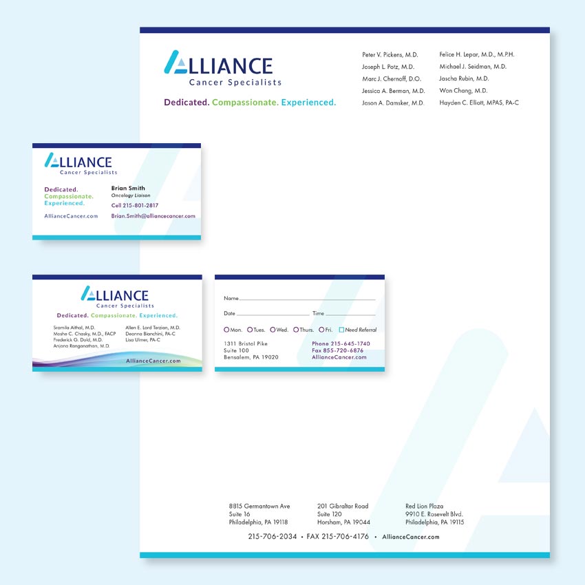 Alliance Cancer Specialists business papers