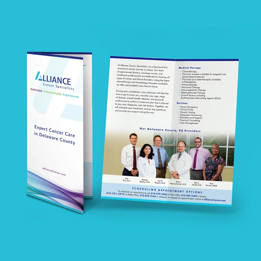 Alliance Cancer Specialists consumer brochure