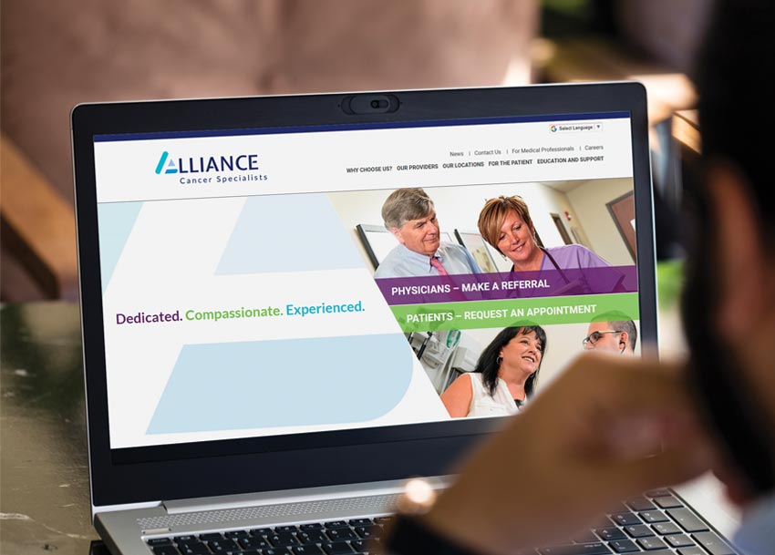 Alliance Cancer Specialists website